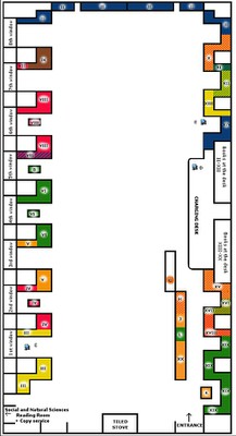 Classified Arrangement of the General Reading Room of National Library 2022